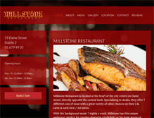 Tablet Screenshot of millstonerestaurant.ie